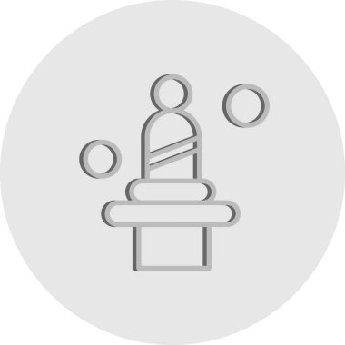 Tasarım için vektör kullanıcı simgesi