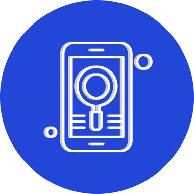 Vektör mobil ağ simgesi