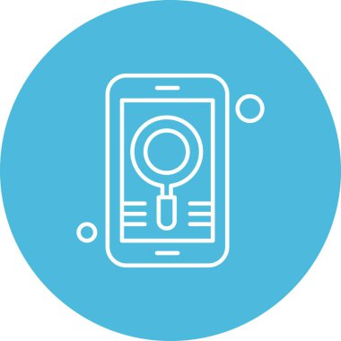 Vektör mobil ağ simgesi 