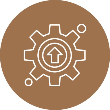  Simge ile dişli vektör ayarı