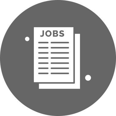 Belge, Müfredat vitae, vektör illüstrasyonu  