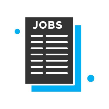 Belge, Müfredat vitae, vektör illüstrasyonu  