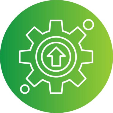  Simge ile dişli vektör ayarı