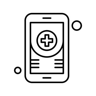 Vektör mobil ağ simgesi