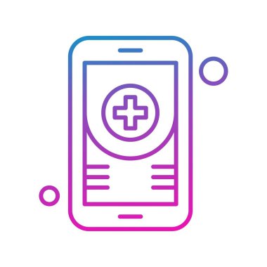 Vektör mobil ağ simgesi