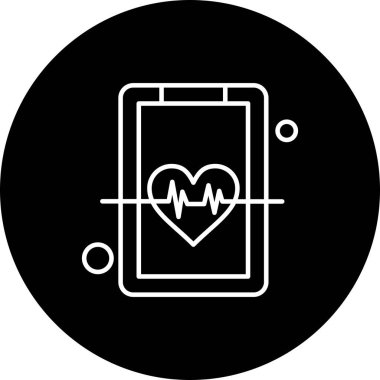 Vektör Kalp Ağı simgesi 