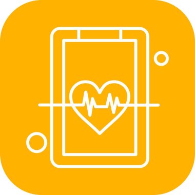 Vektör Kalp Ağı simgesi 