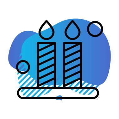 Basit vektör sağIık simgesi çizimi