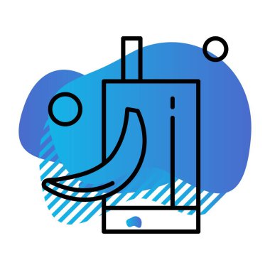 Basit vektör sağIık simgesi çizimi