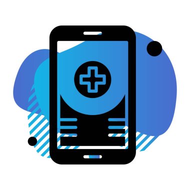 Vektör mobil ağ simgesi 