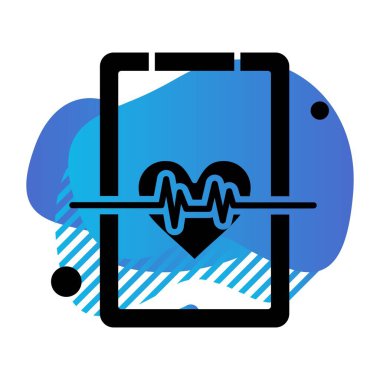 Vektör Kalp Ağı simgesi 