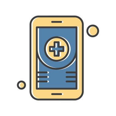 Vektör mobil ağ simgesi