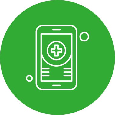 Vektör mobil ağ simgesi