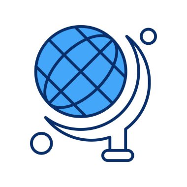 Basit Vektör Üniversitesi Simgesi illüstrasyonu