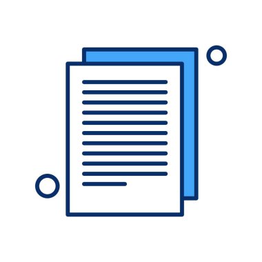 Basit Vektör Üniversitesi Simgesi illüstrasyonu