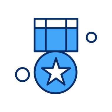 Basit Vektör Üniversitesi Simgesi illüstrasyonu