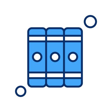 Basit Vektör Üniversitesi Simgesi illüstrasyonu