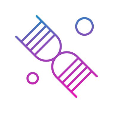  DNA simgesi, vektör illüstrasyonu