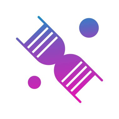  DNA simgesi, vektör illüstrasyonu