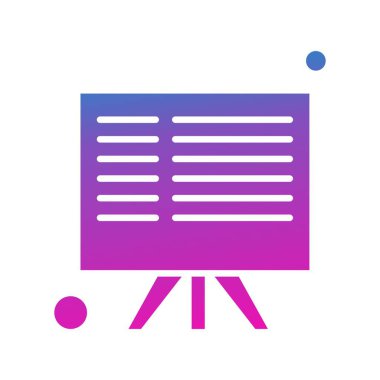 Basit Vektör Üniversitesi Simgesi illüstrasyonu