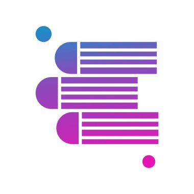 Basit Vektör Üniversitesi Simgesi illüstrasyonu