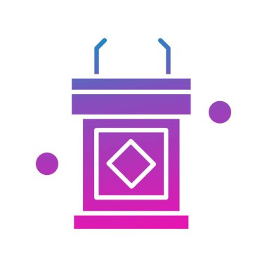 Basit Vektör Üniversitesi Simgesi illüstrasyonu