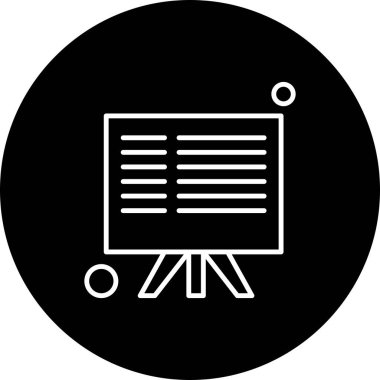 Basit Vektör Üniversitesi Simgesi illüstrasyonu