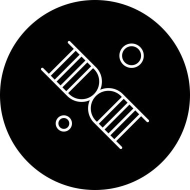  DNA simgesi, vektör illüstrasyonu