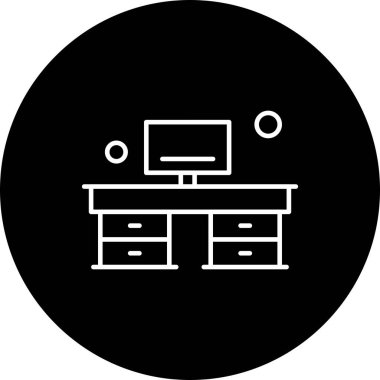 Basit Vektör Üniversitesi Simgesi illüstrasyonu