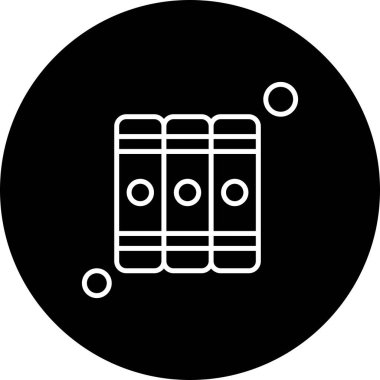 Basit Vektör Üniversitesi Simgesi illüstrasyonu