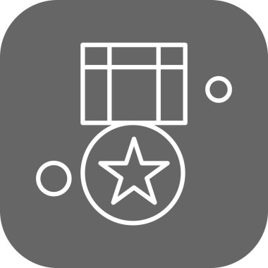 Basit Vektör Üniversitesi Simgesi illüstrasyonu