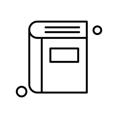 Basit Vektör Üniversitesi Simgesi illüstrasyonu