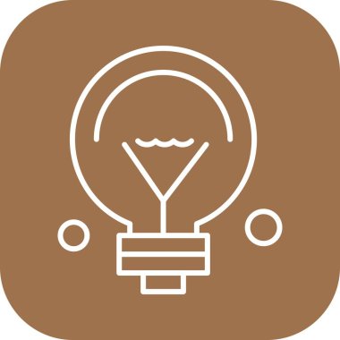  Ampul Simgesi, Vektör illüstrasyonu