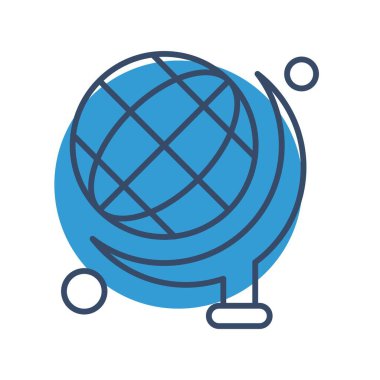 Basit Vektör Üniversitesi Simgesi illüstrasyonu