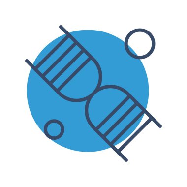  DNA simgesi, vektör illüstrasyonu
