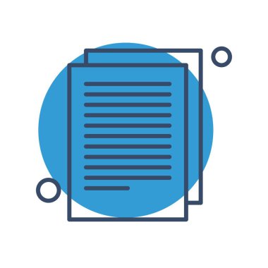 Basit Vektör Üniversitesi Simgesi illüstrasyonu