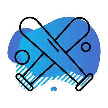 Basit Vektör Üniversitesi Simgesi illüstrasyonu