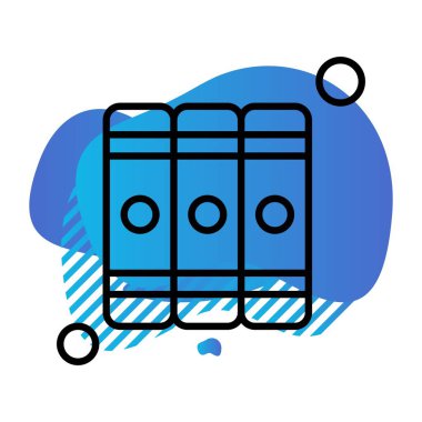 Basit Vektör Üniversitesi Simgesi illüstrasyonu