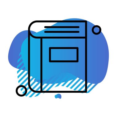 Basit Vektör Üniversitesi Simgesi illüstrasyonu