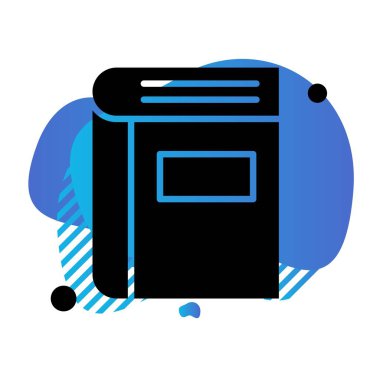 Basit Vektör Üniversitesi Simgesi illüstrasyonu