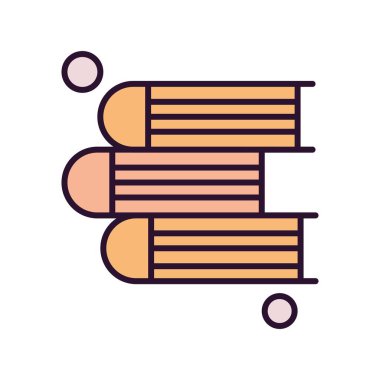 Basit Vektör Üniversitesi Simgesi illüstrasyonu