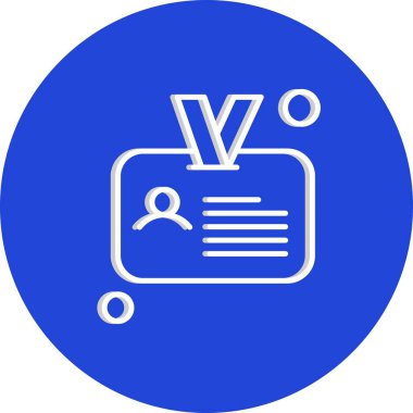 Basit Vektör Üniversitesi Simgesi illüstrasyonu