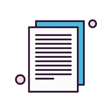 Basit Vektör Üniversitesi Simgesi illüstrasyonu