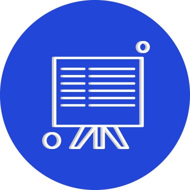 Basit Vektör Üniversitesi Simgesi illüstrasyonu