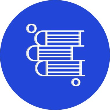 Basit Vektör Üniversitesi Simgesi illüstrasyonu