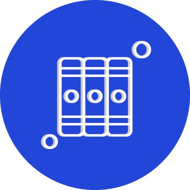 Basit Vektör Üniversitesi Simgesi illüstrasyonu