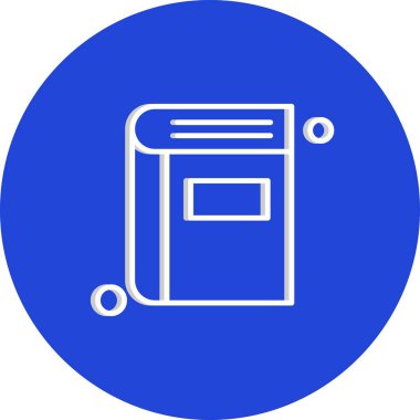 Basit Vektör Üniversitesi Simgesi illüstrasyonu