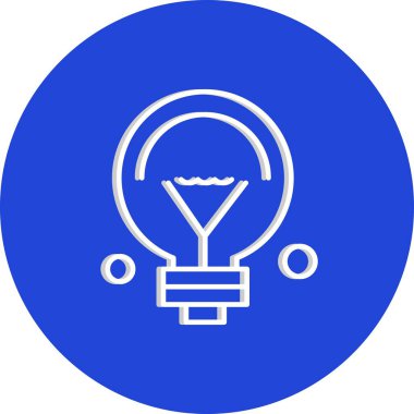  Ampul Simgesi, Vektör illüstrasyonu