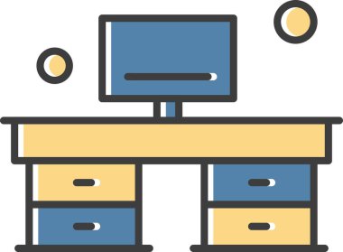 Basit Vektör Üniversitesi Simgesi illüstrasyonu