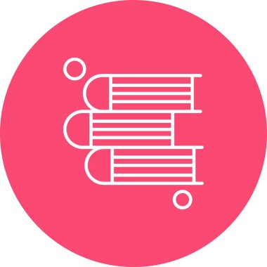 Basit Vektör Üniversitesi Simgesi illüstrasyonu